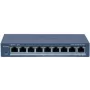 Tinklo jungiklis Hikvision DS-3E1309P-EI(B) 8 prievadų 100 Mbps su 110 W PoE