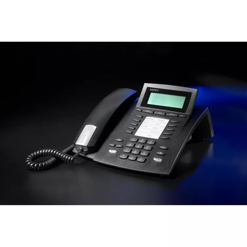 IP telefonas AGFEO ST 22 juodas, 2 linijos