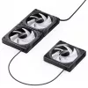 120 mm korpuso ventiliatorius Jonsbo ZK-120B ARGB juodas, 120 mm, ARGB apšvietimas
