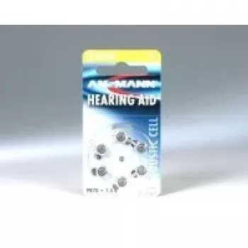 1x6 Ansmann Zinc-Air 10 (PR70) Klausos aparato baterijos