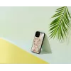 Apsauginis dėklas iKins Apple iPhone 12 / 12 Pro – rožinio marmuro dizainas