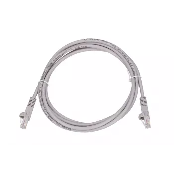 LAN pataisas Extralink Cat.5e UTP 2 m, RJ-45 į RJ-45, pilkas