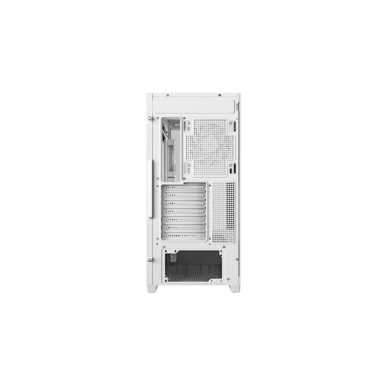 Korpusas DeepCool CG580 4F V2 Midi Tower baltas – ATX, grūdintas stiklas, 3x120mm šoniniai ventiliatoriai, 360mm šoninis radiatorius
