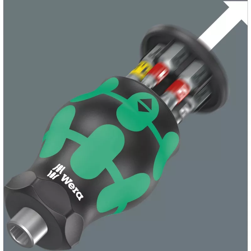Wera Kraftform compact Stubby Magazin 2 daugiafunkcis atsuktuvas tiesus