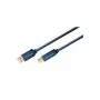 ClickTronic 1,8m USB3.0 A - B laidas, mėlynas (70092)