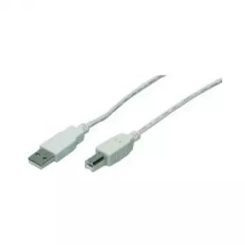 M-CAB USB laidas - USB A tipas, 4 kontaktų (M) - USB B tipas, 4 kontaktų (M) - 3,0 m - Pilka (7100039)