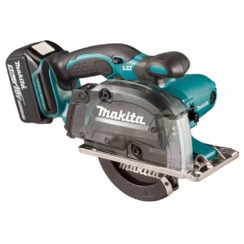 Makita DCS552RTJ nešiojamasis diskinis pjūklas 13,6 cm, juodos ir mėtų spalvos, 3600 aps./min.