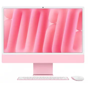 iMac 24 colių: M4 10/10, 16 GB, 256 GB SSD – Rožinis