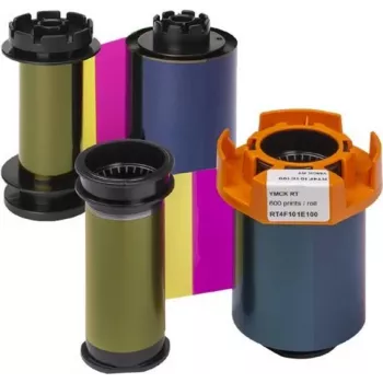 Evolis High Trust spalvų juosta (Cian, Magenta, Geltona, Juoda) RT4F101E100