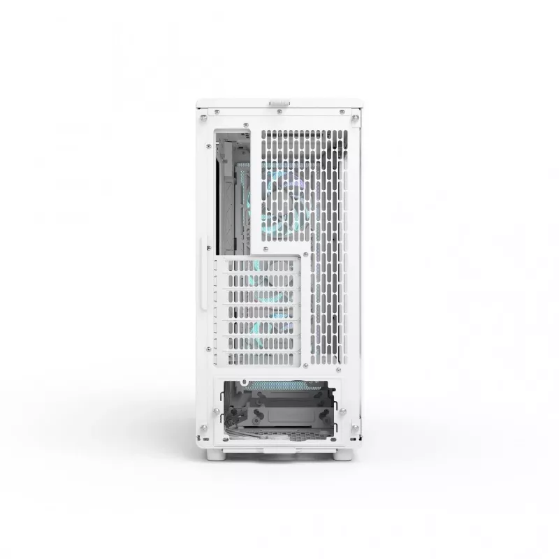 Fractal Design Epoch White TG RGB Clear Tint – baltas kompiuterio korpusas