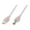 Assmann USB jungiamasis laidas A tipo (vyriškas) - B tipo (vyriškas), 1,8 m, USB 2.0, UL sertifikuotas (AK-300102-018-E)
