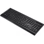 Renkforce RF-5799534 Belaidis klaviatūra vokiška, QWERTZ juoda (RF-5799534)