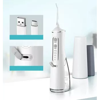 Oralinis irigatorius Extralink L8 su 2000 mAh baterija ir IPX7 vandens atsparumu
