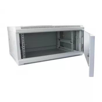 Sieninis stelažo korpusas ALLNET ALL-SMC6409GRAU — 9U, 50 kg, spynelė, pilkas