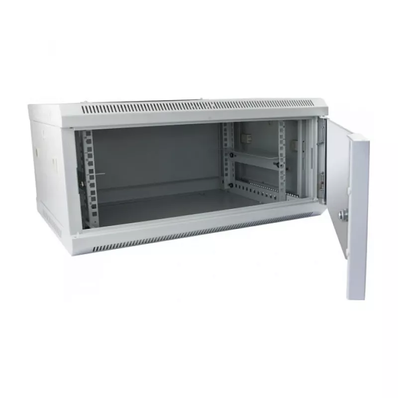 Sieninis stelažo korpusas ALLNET ALL-SMC6409GRAU — 9U, 50 kg, spynelė, pilkas