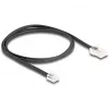 DeLOCK 88035 RJ45 į RJ11 tinklo kabelis, 1 m, juodas