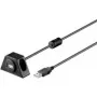 USB ilginimo laidas Goobay USB 2.0 0,6 m USB A juodas