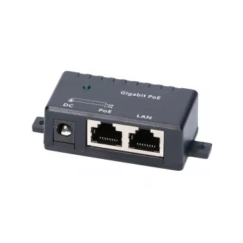 Gigabit PoE injektorius Extralink 1 prievadas, 1x 1000Mb/s RJ45, Kubas