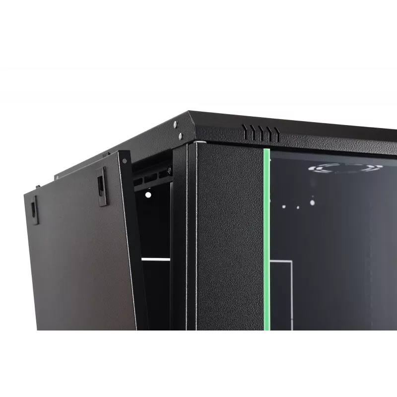 Sieninis tinklo spintos korpusas DIGITUS Dynamic-N DN-37111 — 12U, 600x600 mm, IP20, rakinamas