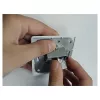 Delock 90757 Keystone modulio sujungėjas RJ45 lizdas–RJ45 lizdas, Cat.6A, ekranuotas, su metaline skląste ir spaustuku