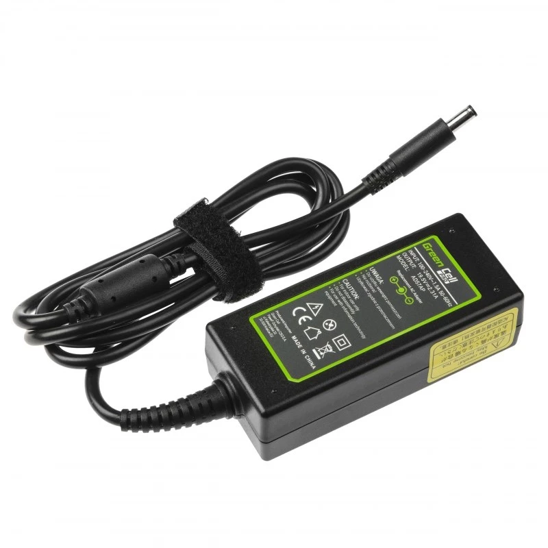 Maitinimo adapteris Green Cell AD57AP 45 W 19,5 V 2,31 A, skirtas Dell nešiojamiesiems kompiuteriams, vidaus naudojimui, juodas