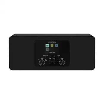 Grundig DTR 4600 2.0 DAB+ nešiojamas radijo imtuvas, analoginis ir skaitmeninis, juodas