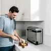 Ninja SP101 Vienvietis 10 L Laisvai pastatomas 2400 W Karšto oro gruzdintuvas Juodas, Nerūdijantis plienas