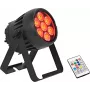 LED PAR šviestuvas EUROLITE AKKU IP PAR 7 QCL CRMX MK2 – belaidis RGBW prožektorius su QCL šviesos diodais ir CRMX