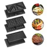 Sumuštinių keptuvė Clatronic ST/WA 3670 800 W, juoda, nerūdijantis plienas