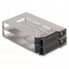 Slim Bay Wechselrahmen für 2 x 2.5? U.2 NVMe SSD mit 5.25? Rahmen