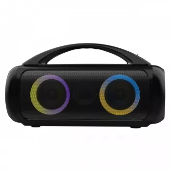 Nešiojamas garsiakalbis MEDIA-TECH MT3184 – Bluetooth 5.3, 60W RMS, IPX5, ličio jonų baterija 16h, USB-C įkrovimas, MicroSD, TWS, mikrofonas, nuotolinio valdymo pultas