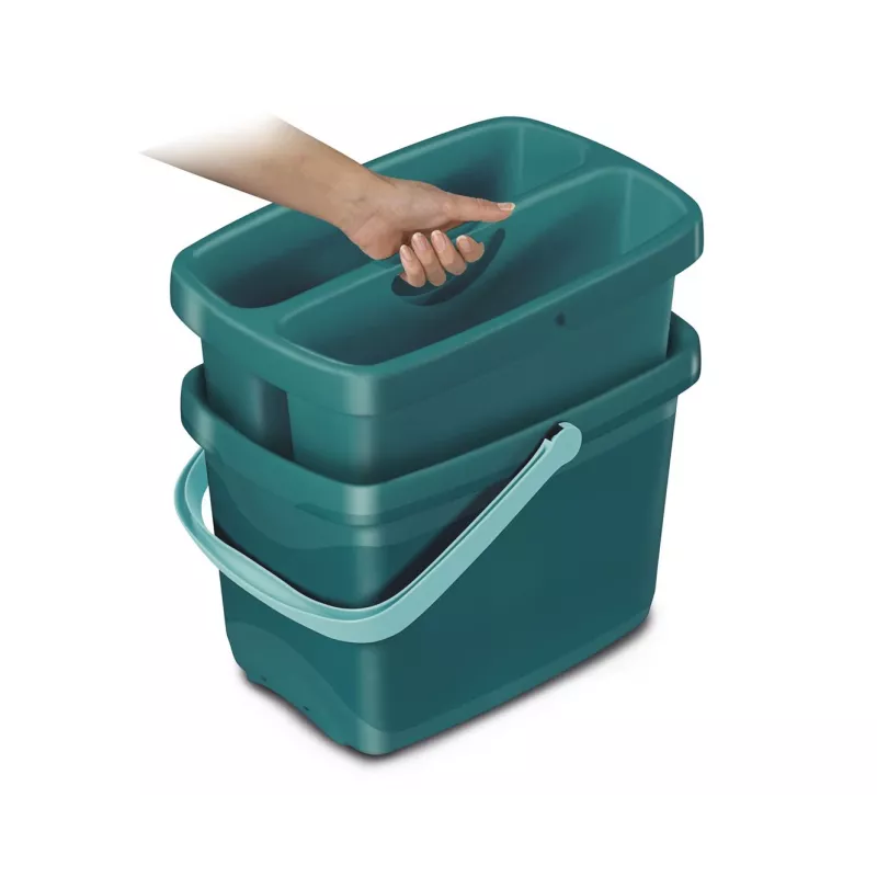 Kibiras Leifheit Combi Box 1052001 su įmontuotu gręžtuvu ir ergonomiška rankena