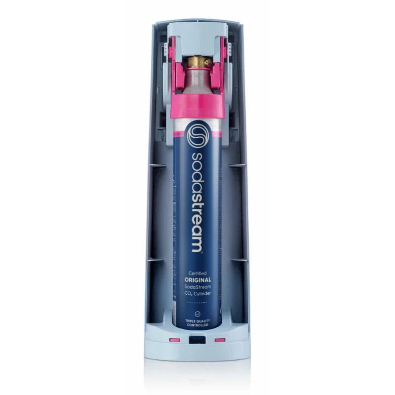 SodaStream gazuotas vandens aparatas Terra šviesiai mėlynas QC su CO2 balionėliu ir 1L PET buteliu
