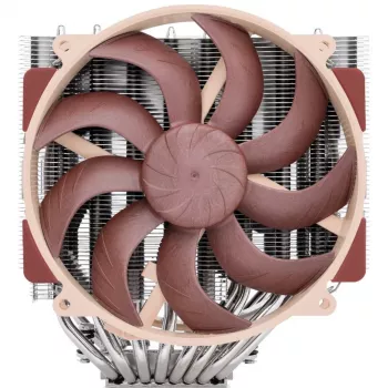 Oro aušintuvas Noctua NH-D15 G2 HBC, du 140 mm ventiliatoriai, 1250–1500 RPM, 155,6 m³/h, 12 V, varis, 152×150×168 mm