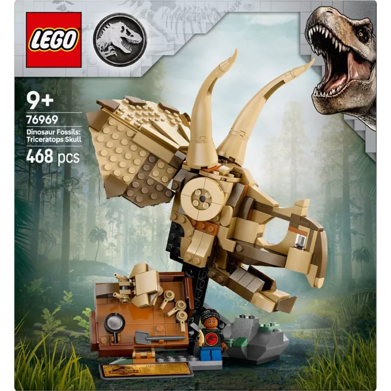 LEGO JURASSIC WORLD 76969 Dinozaurų fosilijos: Triceratops kaukolė