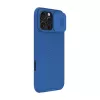 Apsauginis dėklas Nillkin CamShield Pro, skirtas iPhone 16 Pro Max, mėlynas, su slankiojančiu fotoaparato dangteliu