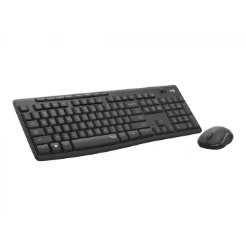 LOGITECH MK295 Tylus belaidis klaviatūros ir pelės rinkinys GRAPHITE