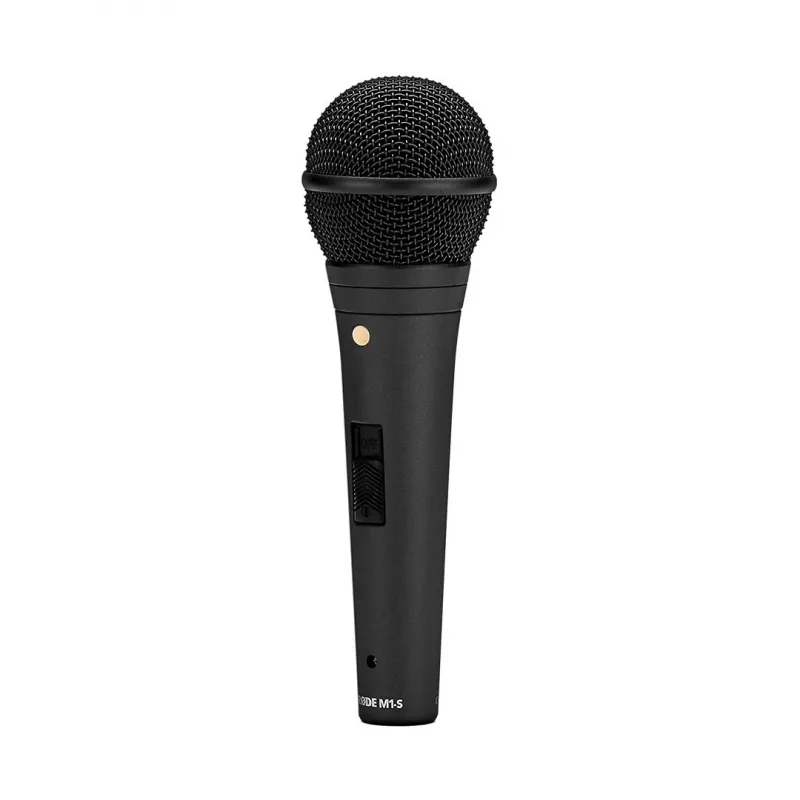 Dinaminis sceninis mikrofonas RODE M1-S – 75–18000 Hz, -56 dB, 320 Ω, 187 mm, 360 g, juodas