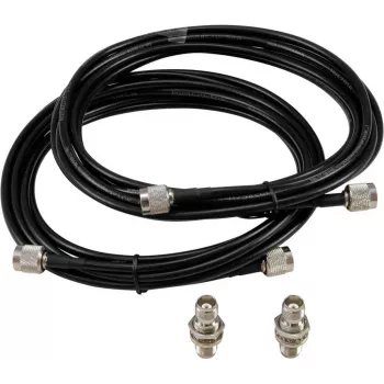 Koaksialinis antenos kabelis Omnitronic TNC-Set 5 m, TNC patinas–TNC patinas, 5 m ilgio