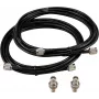 Koaksialinis antenos kabelis Omnitronic TNC-Set 5 m, TNC patinas–TNC patinas, 5 m ilgio