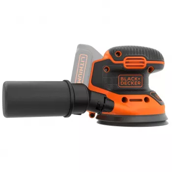 Juodas ir oranžinis Black & Decker BDCROS18N-XJ orbitinis šlifuoklis, 12000 sūkių/min