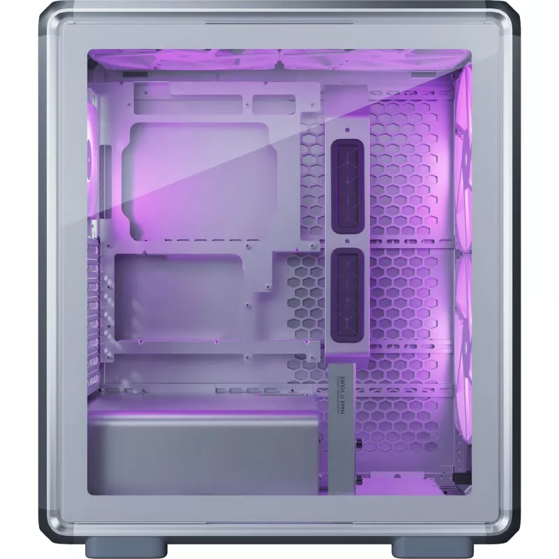 PC korpusas Cooler Master MasterFrame 500 Mesh – juodas su permatomu šonu