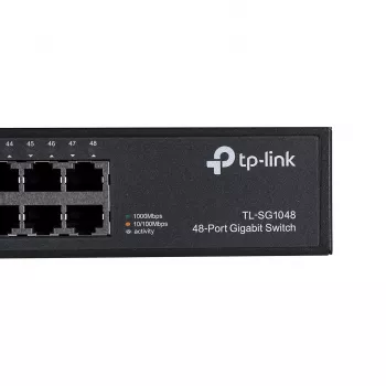 TP-Link TL-SG1048 48 prievadų nevaldomas Gigabit Ethernet (10/100/1000) 1U juodas