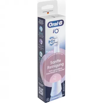 Pakeičiamieji šepetėlių antgaliai Oral-B iO Gentle Cleaning White, 2 vnt.