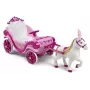 Huffy Electric Disney Princess vežimas su arkliuku 6 V rožinis