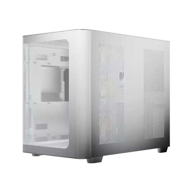 LC-Power Gaming 8001W Pro-Storm Light Midi Tower ATX kompiuterio korpusas, baltos spalvos (LC-8001W-ON)