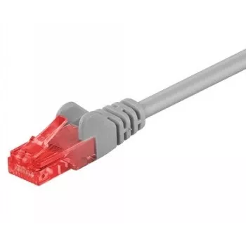 Wentronic Goobay CAT 6 Patch laidas, U/UTP, pilkas, 1,5 m – CCA vario mišinys (95591)