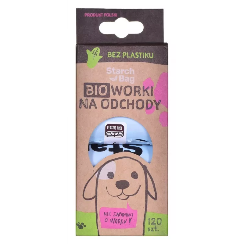STARCH BAG - Maišeliai šunų išmatoms - 8 x 15