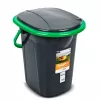 Šiukšlių dėžė Greenblue GB320BB juoda mėlyna plastikinė 19L