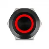 Mygtukinis jungiklis skydeliui DELOCK 22015 22 mm, 12 V, 5 litavimo gnybtai